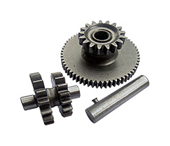 Motorcycle motor starter gear